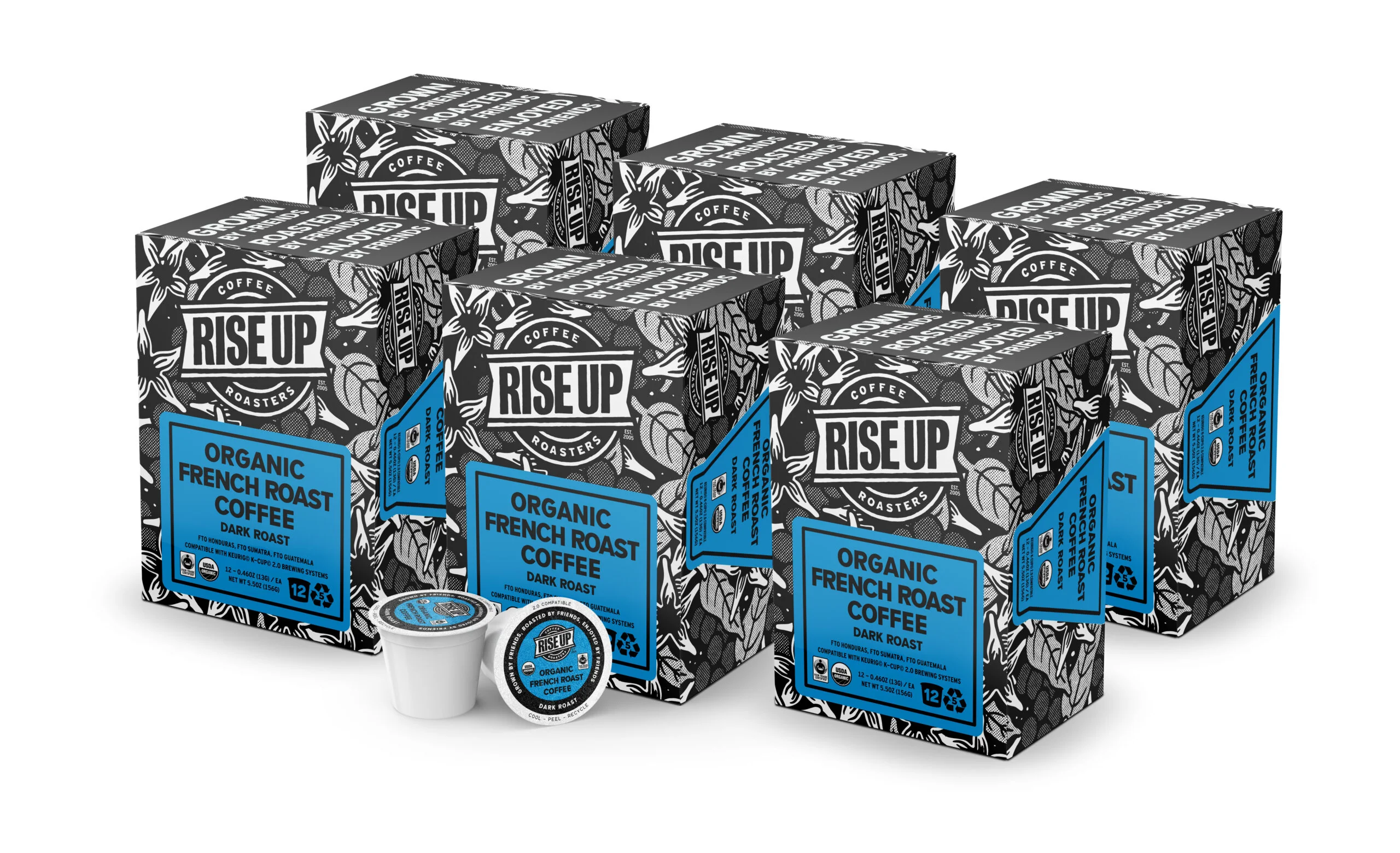 Organic French Roast Recyclable Coffee Pods - Image 4